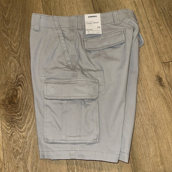 Sonoma Other - Sonoma Men's Flexwear Cargo Shorts Beige Size 29 10" Inseam‎ NEW